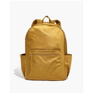 Madewell Backpack Travel Nylon (Re)sourced Golden Spinach Bag Mustard Yellow